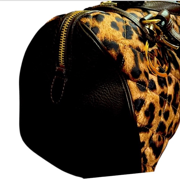 Michael Kors Leopard Satchel - Picture 6 of 13